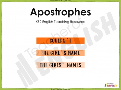 Apostrophes - KS2
